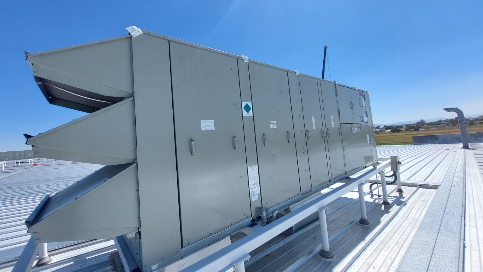 Unidad paquete industrial Trane